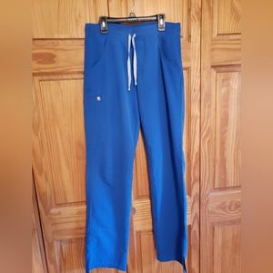 Royal Blue Figs Scrub Pants